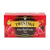 【TWININGS唐寧】四紅果茶 25入