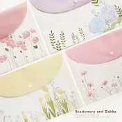 花綵‧按釦式A4文件收納袋(4入裝)