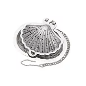 【Aoyoshi 青芳製作所】不鏽鋼掛式濾茶器 ‧貝殼