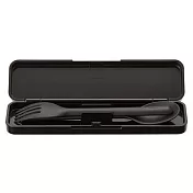 [MUJI無印良品]餐具組/叉子&湯匙/黑色