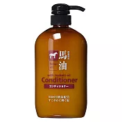【日本KUMANO熊野油脂】馬油無矽靈潤髮乳 600ml