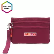 m square商旅系列Ⅱ三層小物收納包-紫紅