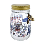 【IZAWA】Julia Gash 世界圖鑑密封玻璃罐 ‧巴黎