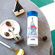 【THERMOS膳魔師】白色聖誕樹 不鏽鋼真空保溫杯0.3L(JNC-300-CTWH)CTWH(白色聖誕樹