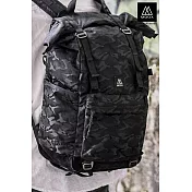【穆克斯MOOX】A3AB CONVERT多功能探險後背包(15.6＂/12＂)迷彩黑