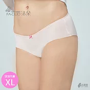 【法朵內衣。faduobra】輕薄無痕．涼感低腰內褲XL冰晶粉