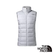【The North Face】女 700FP防潑水羽絨背心M白色