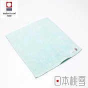 【日本桃雪】今治超長棉方巾 (水藍色) | 鈴木太太公司貨