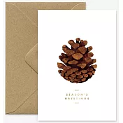 【AWS】PINE CONE 聖誕卡 #時尚＃法國進口＃1030