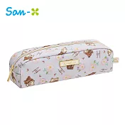 【日本正版授權】拉拉熊 防潑水 長型筆袋/鉛筆盒/筆袋/化妝包/收納包 懶懶熊 Rilakkuma