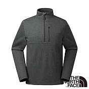 【The North Face】快乾半開襟上衣S深灰