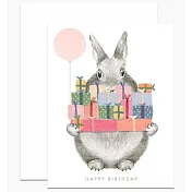 【 Dear Hancock 】Bunny with Gifts 生日卡 #美國進口 #gc_394