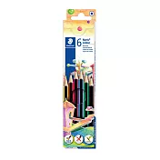 【STAEDTLER 施德樓】 MS185 WOPEX環保色鉛筆 6支入
