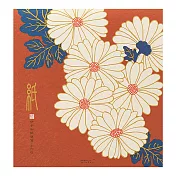 MIDORI JAPANWORKS日本名藝系列(秋季)-便箋-絹印秋菊