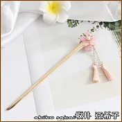 『坂井.亞希子』櫻花滿開系列珍珠流蘇櫻花造型髮簪