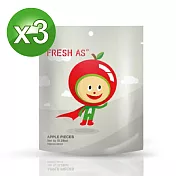 【壽滿趣】Fresh as天然蘋果凍乾水果片(3包組)