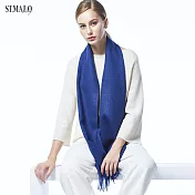 【ST.MALO】Alpaca柔細羊駝圍巾-1836WS-F皇家藍