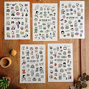 Dimanche感壓貼 [無時效日付貼/日常]