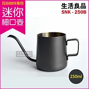 【生活良品】不鏽鋼迷你細口手沖壺-鐵氟龍色250ml SNK-250B 耳掛咖啡專用