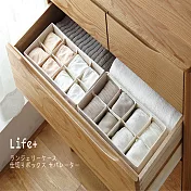 【Life Plus】原色無蓋多格收納盒(8格)