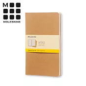 MOLESKINE CAHIER輕便筆記本 (口袋型) -點線牛皮