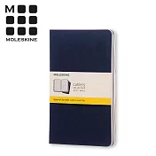 MOLESKINE CAHIER輕便筆記本 (口袋型) -方格靛藍