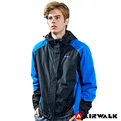 【AIRWALK】男款舖棉連帽外套 -黑色2XL黑色