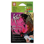 【SAKURA】koi塊狀水彩12色_特殊色組