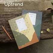 Uptrend 京文樣無時效A5手帳1日1頁半年誌 (鋼筆適用)│和色和紋‧1