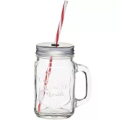 《KitchenCraft》單柄梅森玻璃杯(450ml)