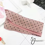 【SJ】韓版迷幻點點造型髮帶(兩色)-ㄒ