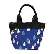 【san-tan】naosudou保冷保溫袋 ‧靛藍水滴