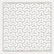 日本DARUMA THREAD_刺繡棉布/海邊的防波堤