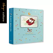 珠友 6K3孔小木馬寶寶/新生兒成長相簿禮盒-4x6/200枚01紅鞋