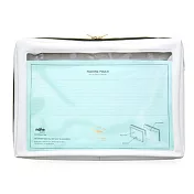 【HIGHTIDE】Nahe箱型收納包A4款 ‧白色