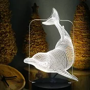 觸控底座小夜燈‧海豚