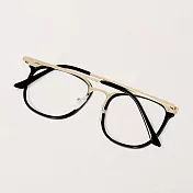 【ASLLY】簡約黑色粗方框濾藍光眼鏡