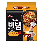 【農心】拌先生韓式炸雞風味乾麵(148gx4包)