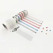 【bande】和紙膠帶貼紙_可創作旋律的音符紙膠帶