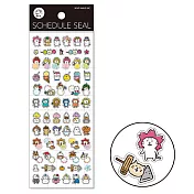 【MIND WAVE】手帳專用貼紙 ‧貓咪帽子