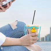 Bone 蹦克  Cup Tie 環保杯綁 飲料提袋 - (湖水藍)派提鴨
