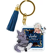 獸人與少年Ω‧壓克力流蘇吊飾(深藍)