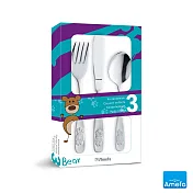 【Amefa】 兒童餐具三件組 熊熊篇(AMF-004-BER)