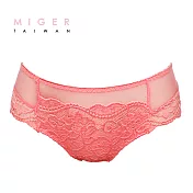 [MIGER密格內衣]維多利亞秘密無痕三角內褲-台灣製-(編號8531)FREE柑色