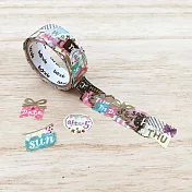 【bande】和紙膠帶貼紙_曜日 (星期)