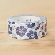 【日本mt和紙膠帶】fab珍珠光系列 ‧藍色朱槿