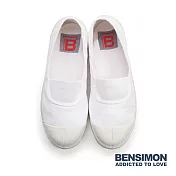 BENSIMON 法國國民鞋 經典免綁帶 Elastic 款 (女) - White 101EU36White