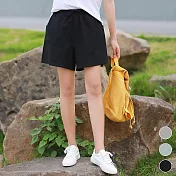 仲夏涼爽寬鬆棉麻短褲
