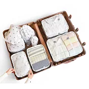 【EZlife】日系質感衣物收納八件套仙人掌