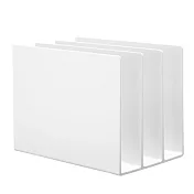 [MUJI無印良品]聚苯乙烯分隔板.白灰.3分隔/小.約210x135x160mm